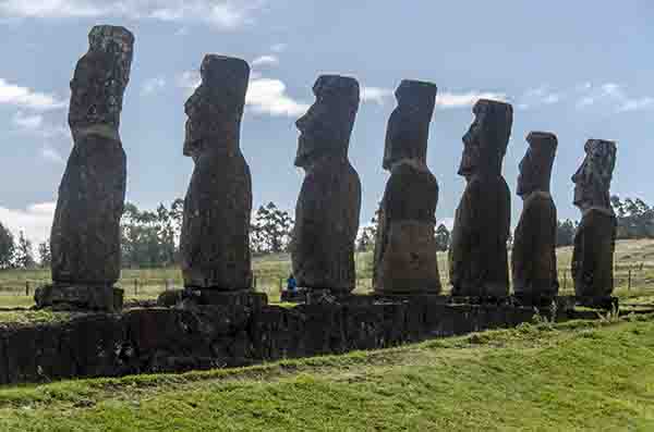 108 - Chile - isla de Rapa Nui o Pascua - Ahu Akivi